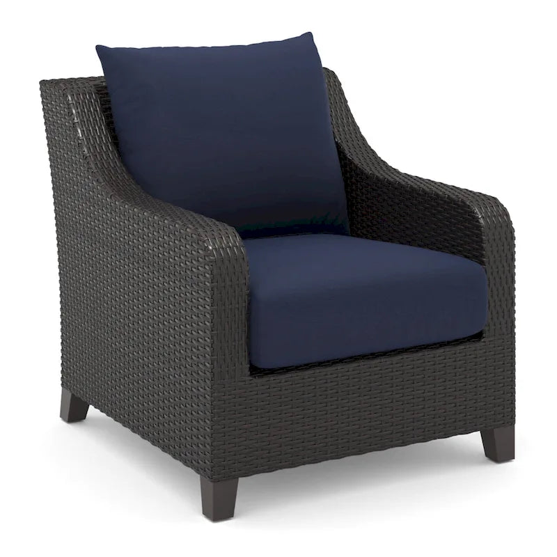 Ensemble de 4 fauteuils et poufs d'extérieur Skye New Classic Furniture