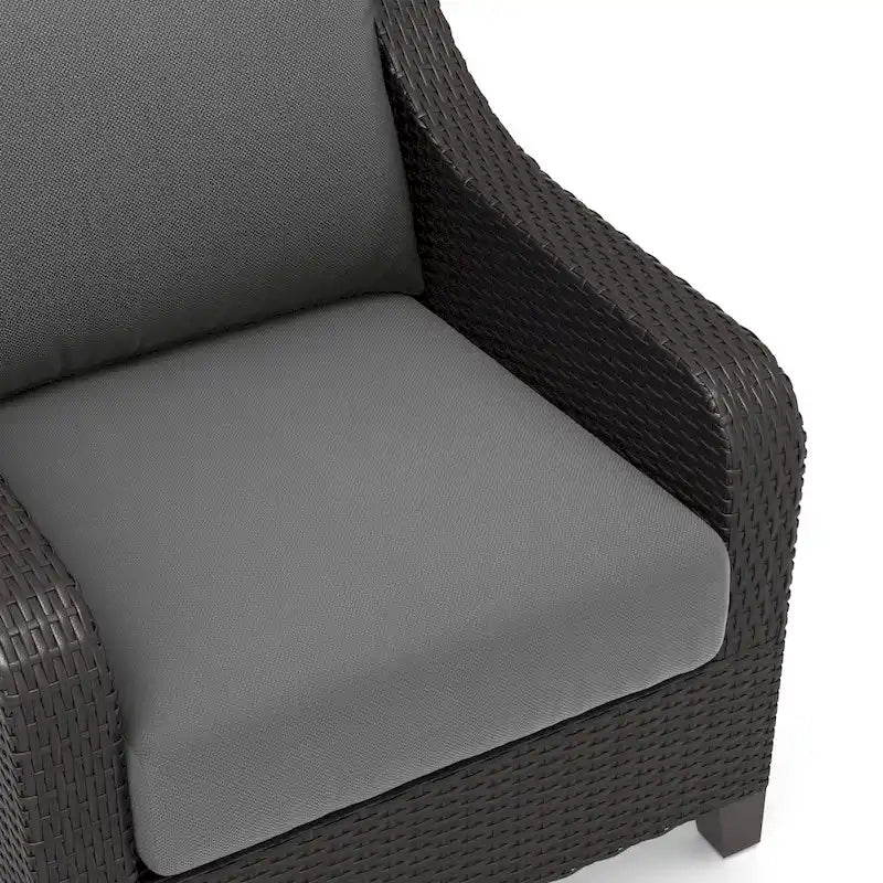 Ensemble de 4 fauteuils et poufs d'extérieur Skye New Classic Furniture