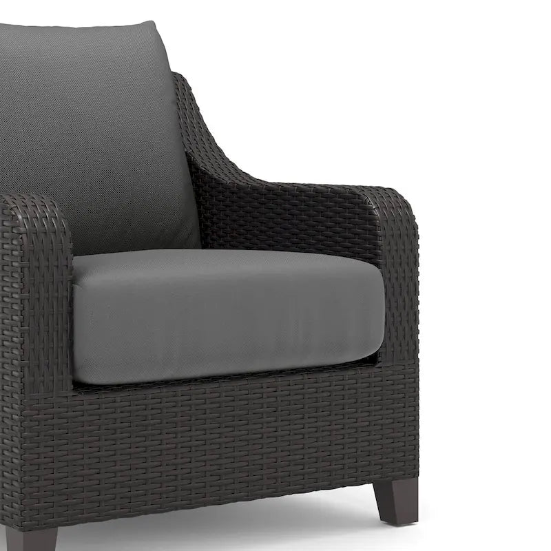 Ensemble de 4 fauteuils et poufs d'extérieur Skye New Classic Furniture