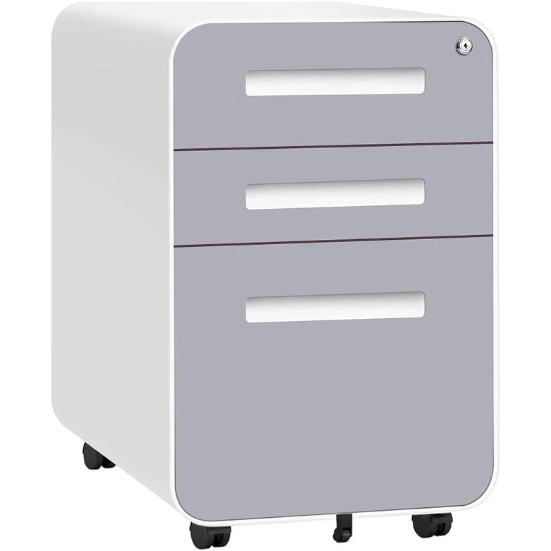 Classeur mobile/vertical à 3 tiroirs pour bureau à domicile