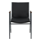 Chaise empilable robuste avec accoudoirs - 21P x 21L x 31H
