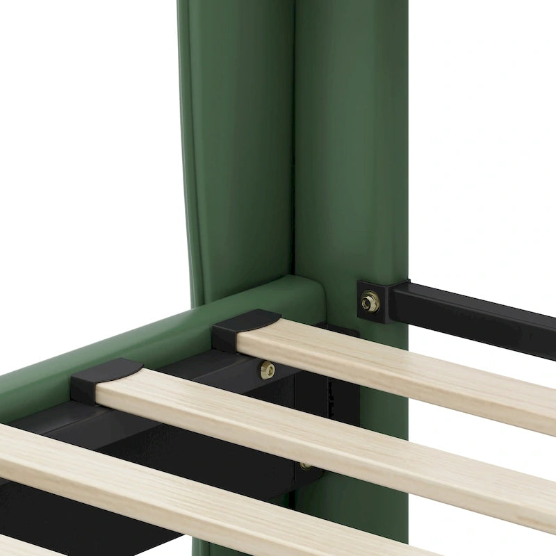 Lit rembourré moderne en cuir PU Uphou par Christopher Knight Home