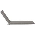 Coussins de chaise longue de patio d'extérieur tout temps Polytrends Fading Free - (Lot de 2)
