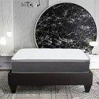 Matelas hybride à mémoire de forme et ressorts ensachés Equilibria 8 po. - Moelleux - Livré en boîte